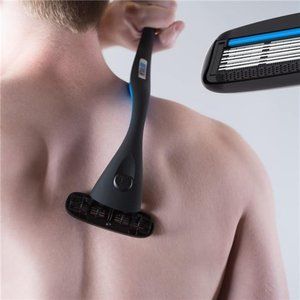 Metablade Back Shaver for Men - Long Handle Back Hair and Body Shavers
